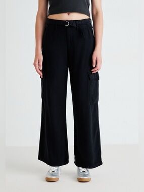 Levi's BAGGY DAD CARGO - Cargo trousers - Sz 27 - drapey caviar
